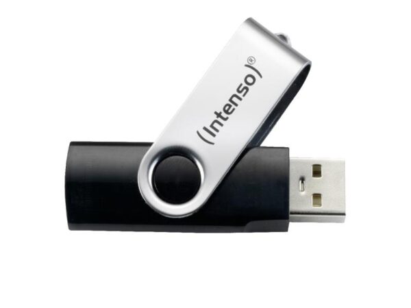 Intenso Usb stick Basicline 8 Gb Schwarz silber